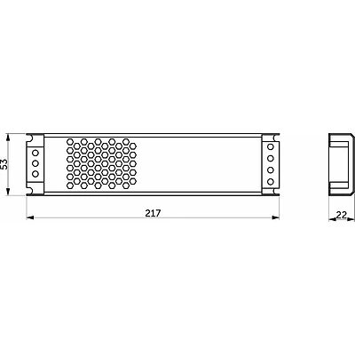 Блок питания AKS Indoor 150W/12V, серия 3, без вилки и коннектора сила тока 12,5A