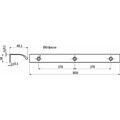 Ручка торцевая MONBLAN 740/800 брашированное золото, AKS